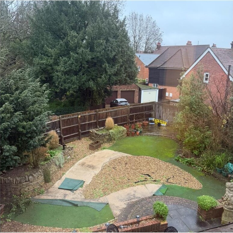 Garden before landscaping